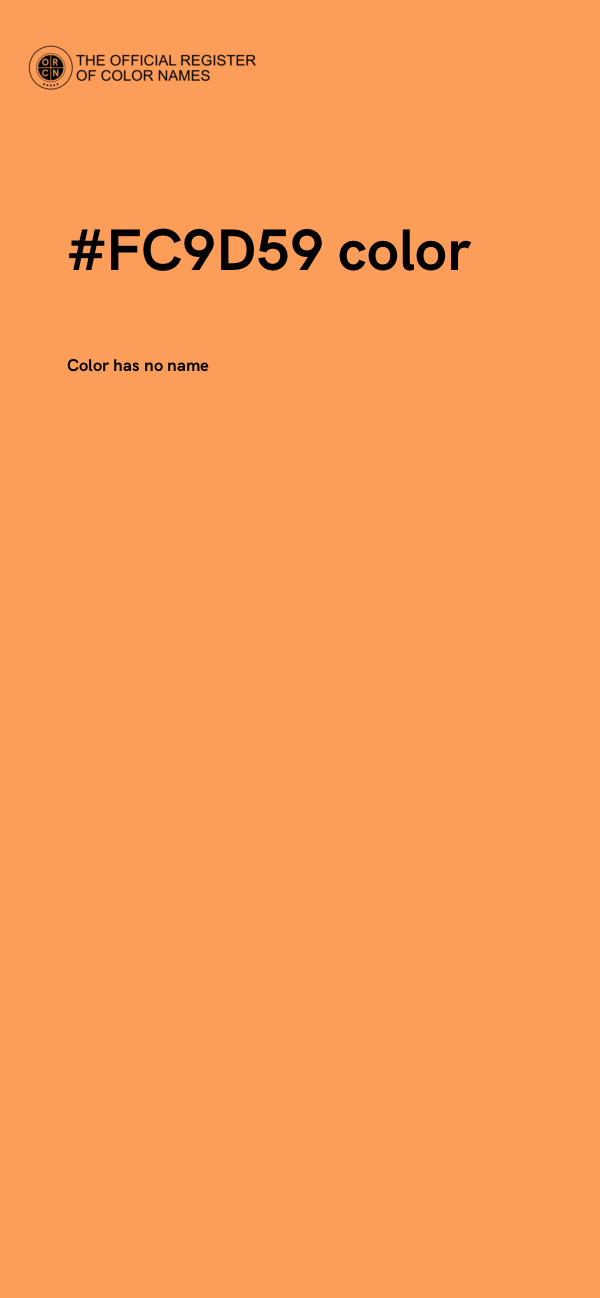 #FC9D59 color image