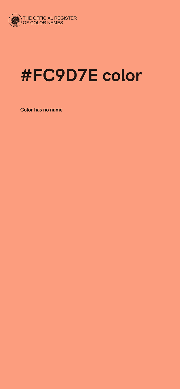 #FC9D7E color image