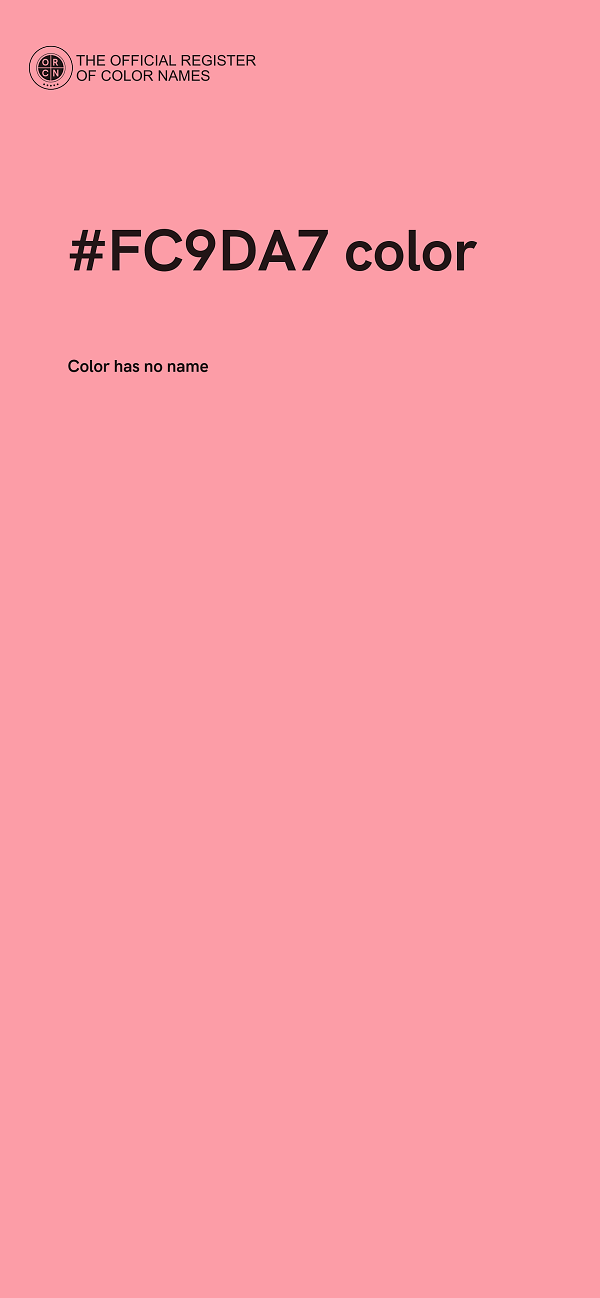 #FC9DA7 color image