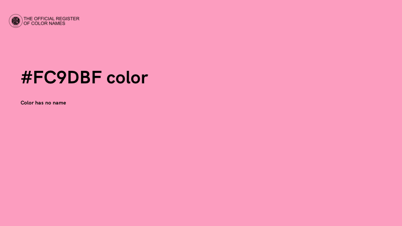 #FC9DBF color image