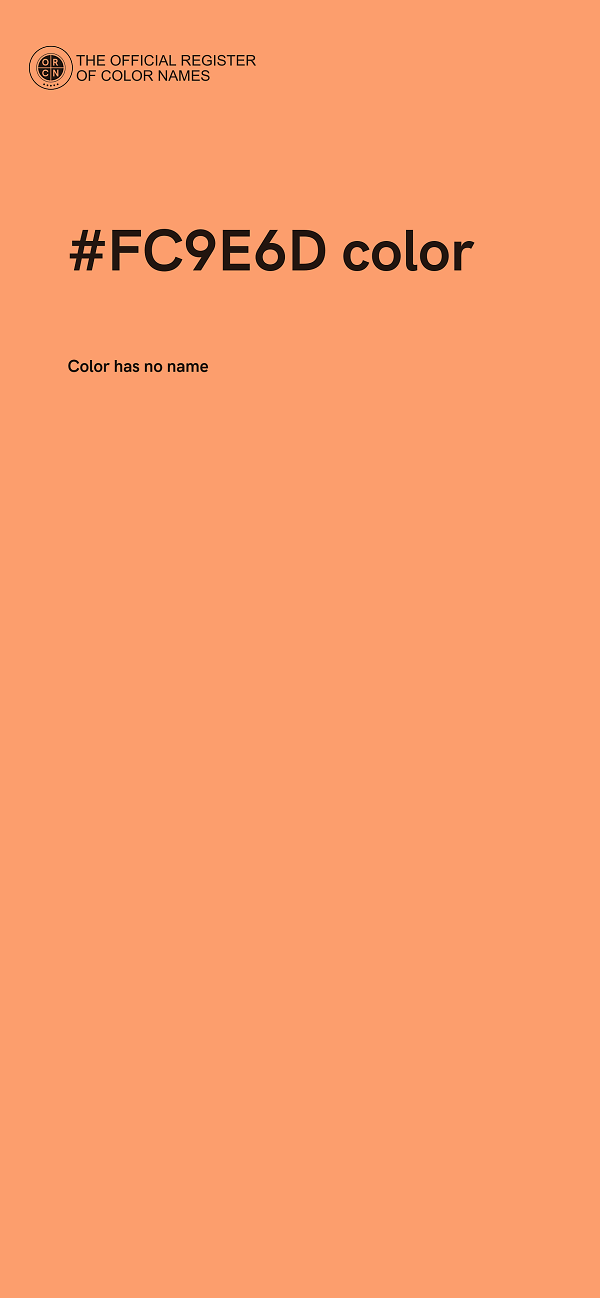 #FC9E6D color image