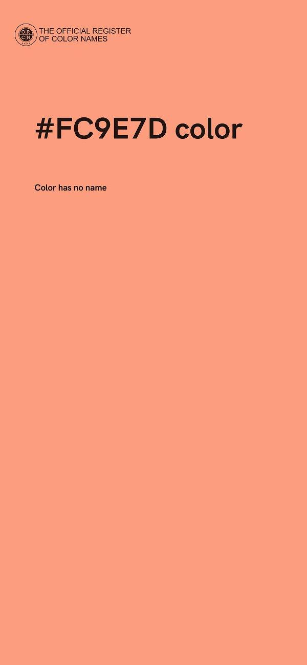 #FC9E7D color image