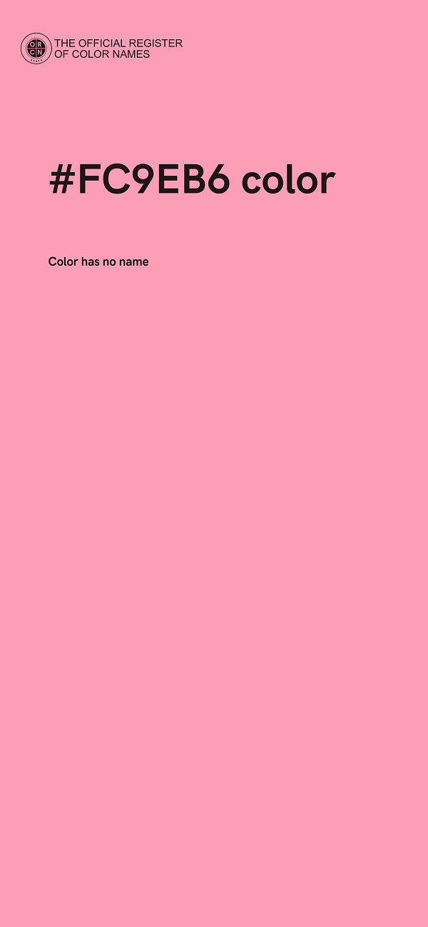 #FC9EB6 color image