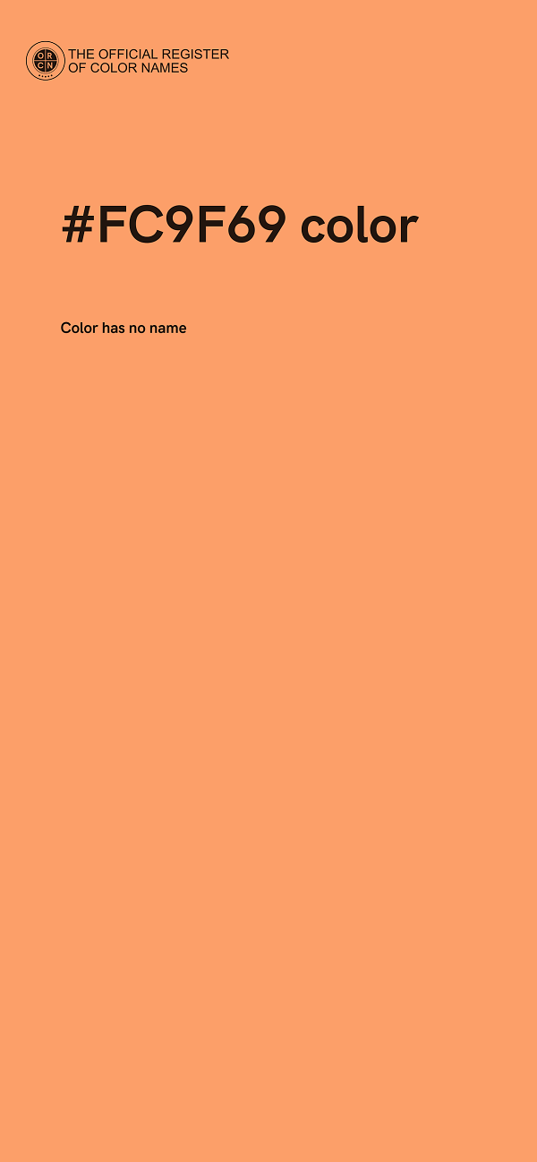 #FC9F69 color image