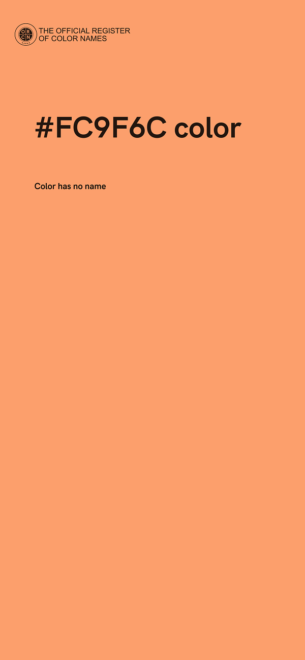 #FC9F6C color image