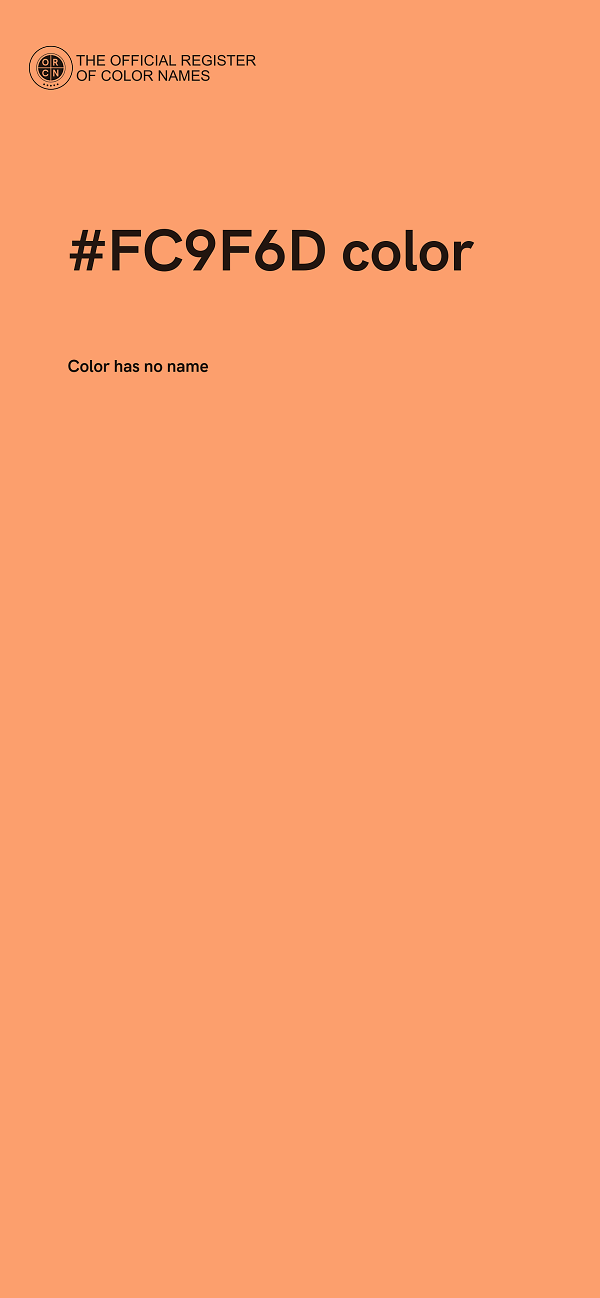 #FC9F6D color image