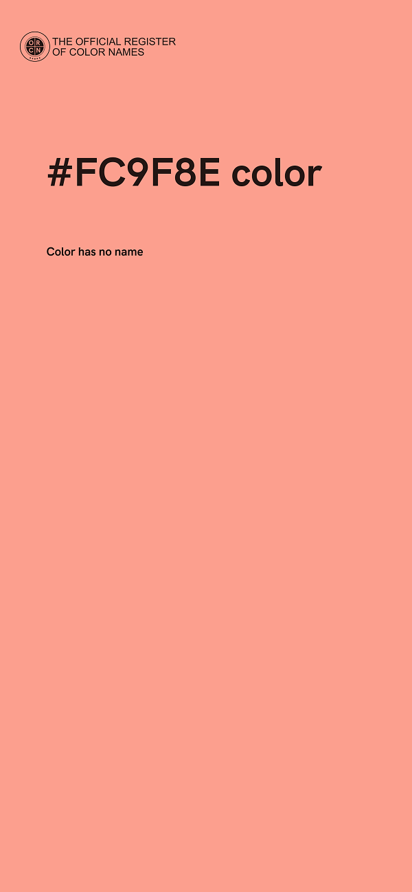 #FC9F8E color image