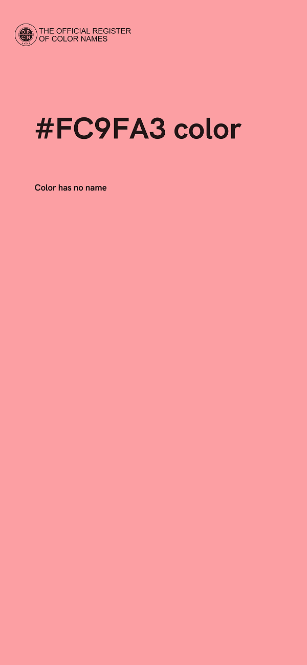 #FC9FA3 color image