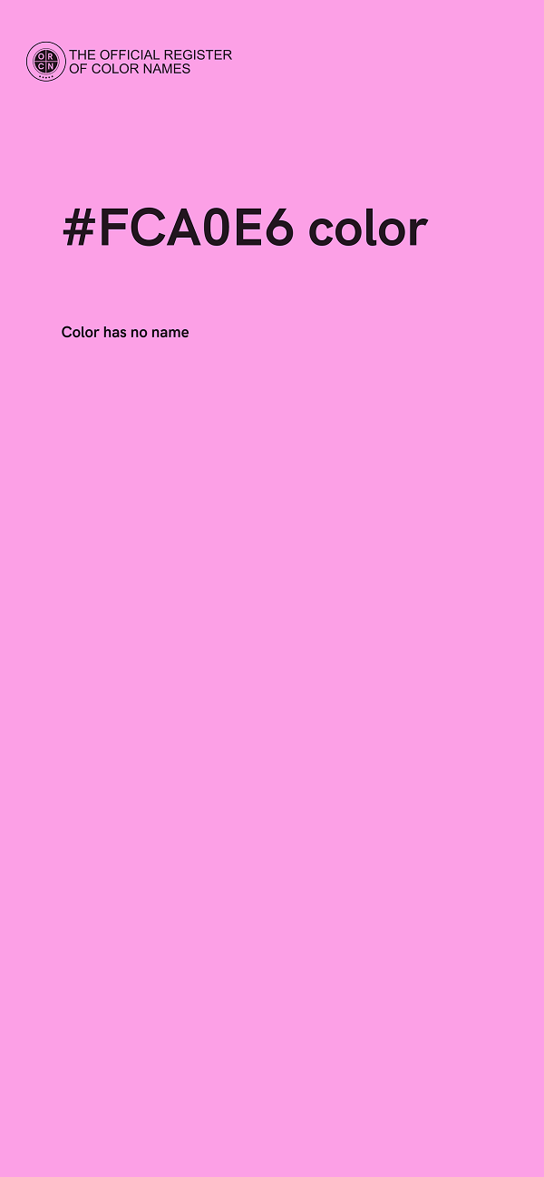 #FCA0E6 color image