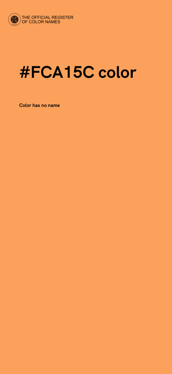 #FCA15C color image