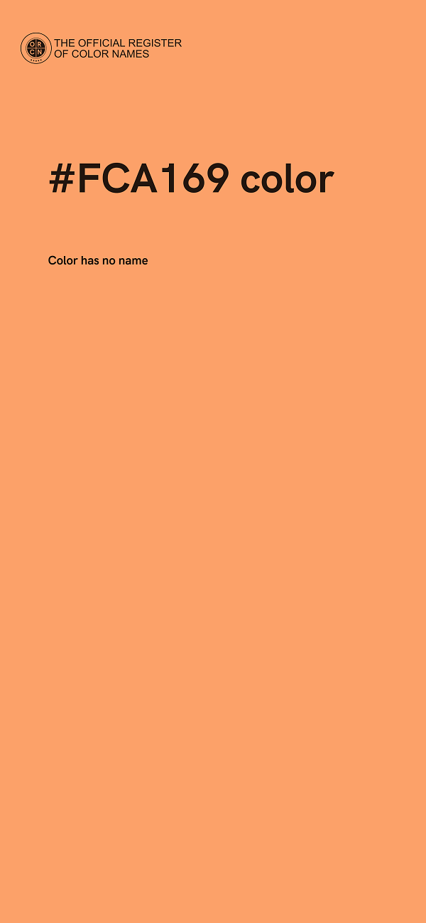 #FCA169 color image