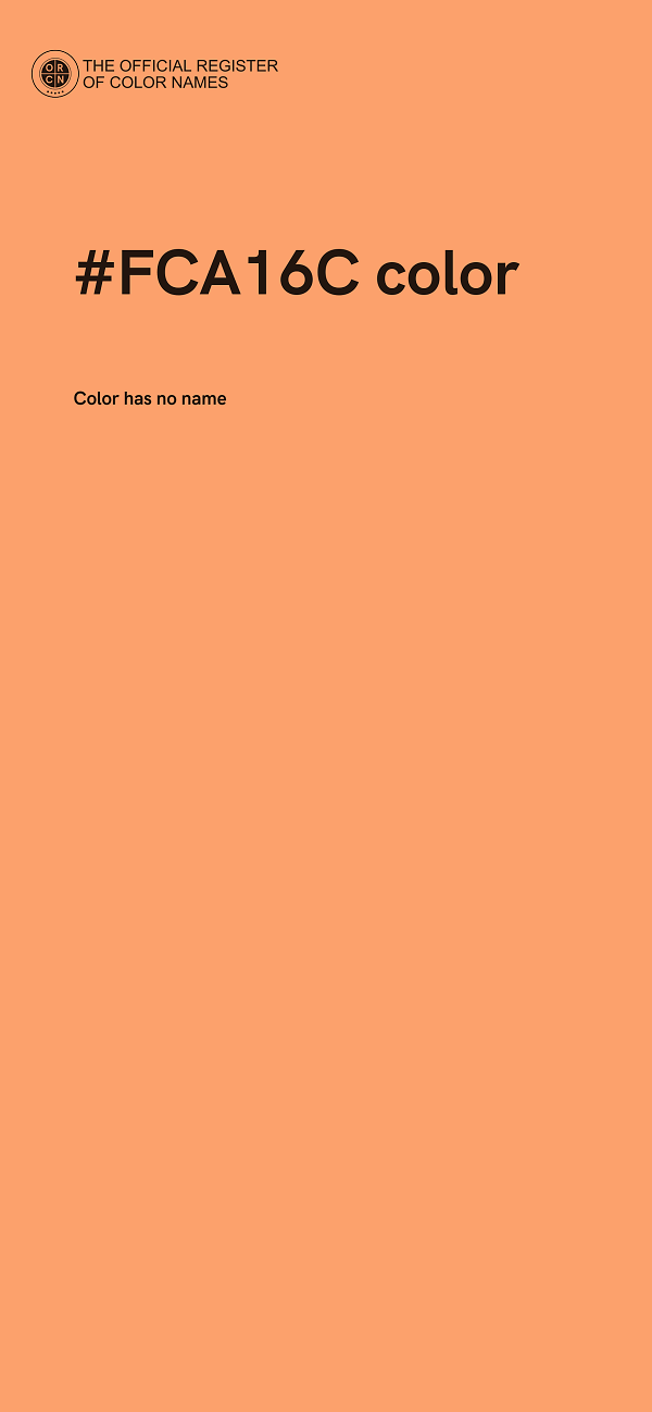 #FCA16C color image