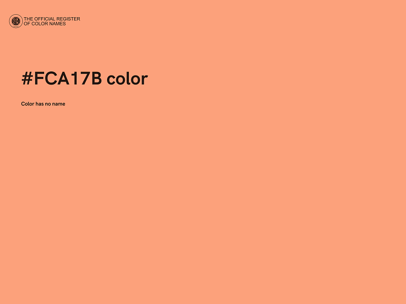 #FCA17B color image