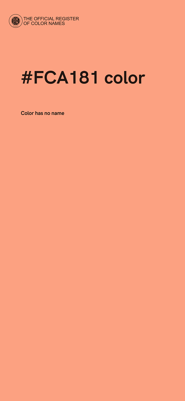 #FCA181 color image