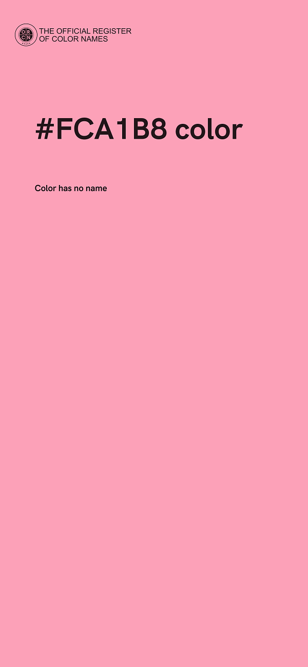 #FCA1B8 color image