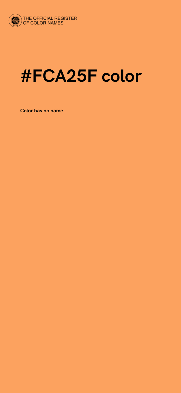 #FCA25F color image