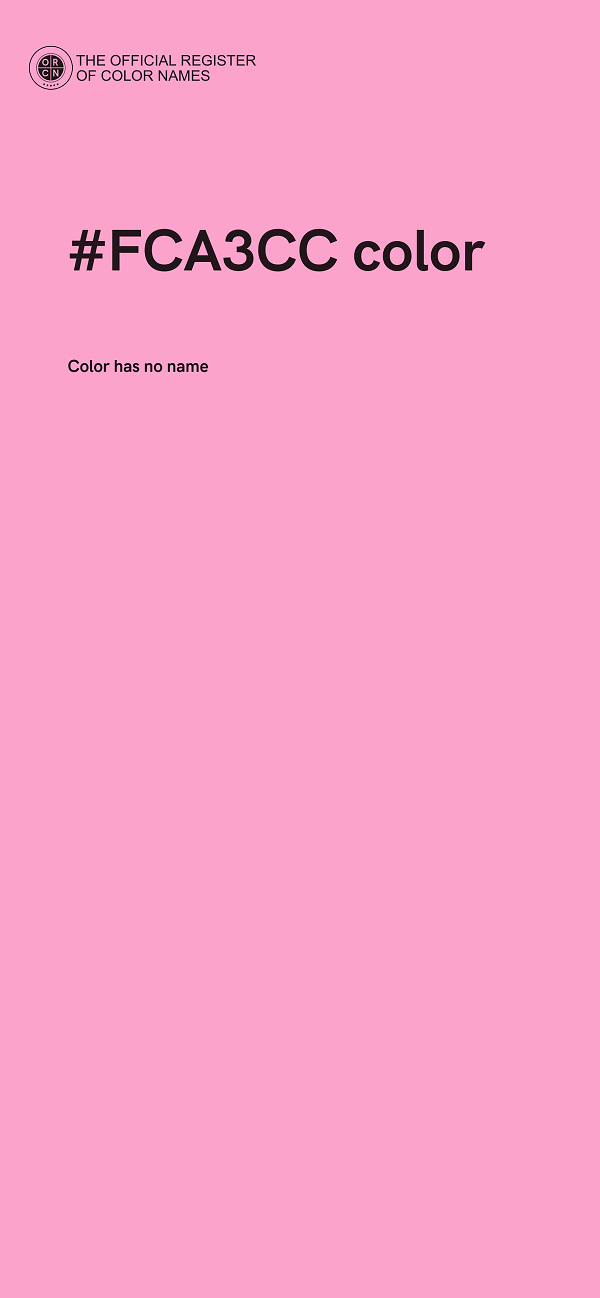 #FCA3CC color image