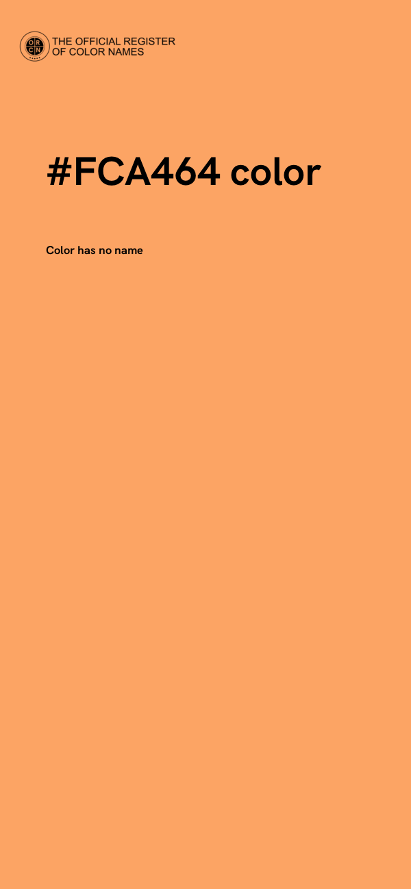 #FCA464 color image