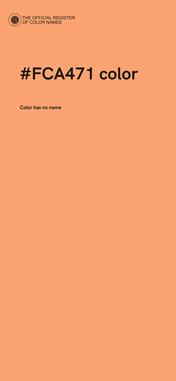 #FCA471 color image