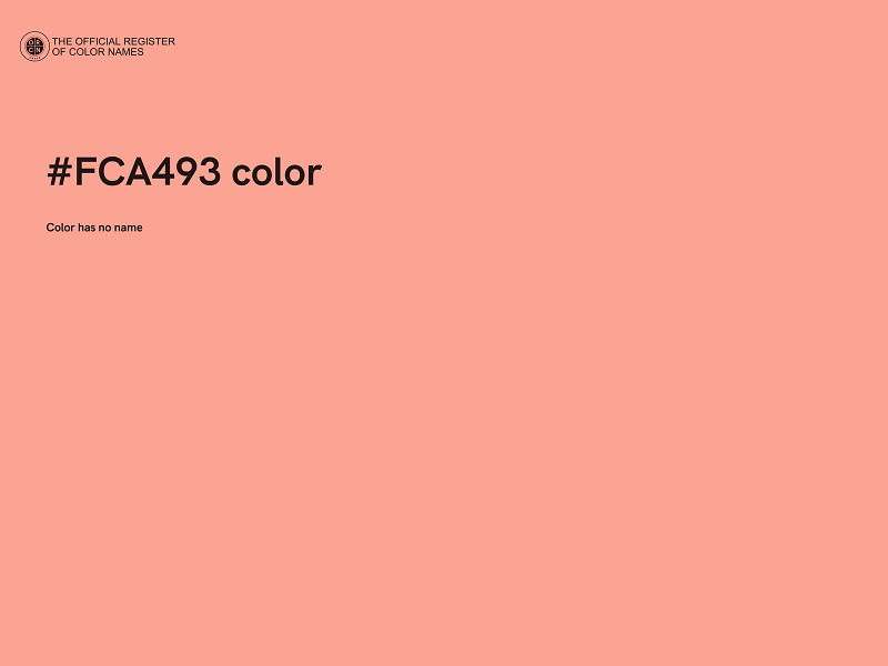 #FCA493 color image