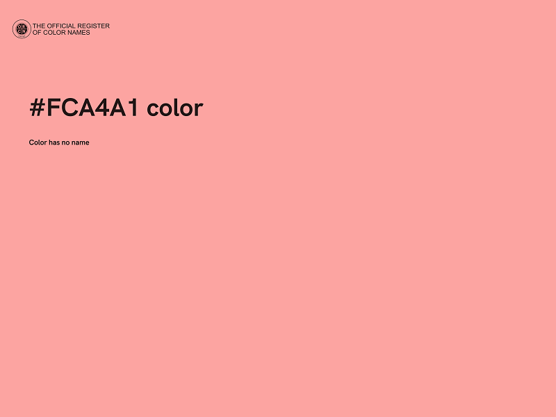 #FCA4A1 color image