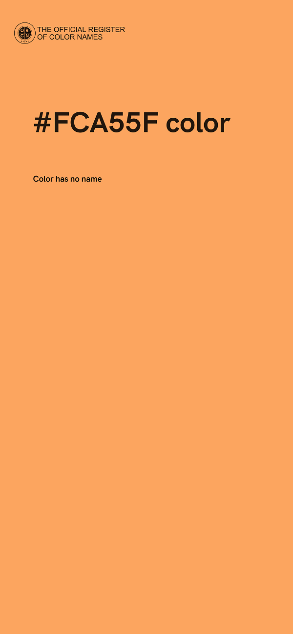 #FCA55F color image