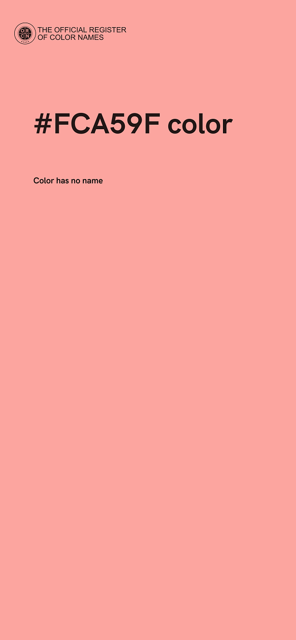 #FCA59F color image