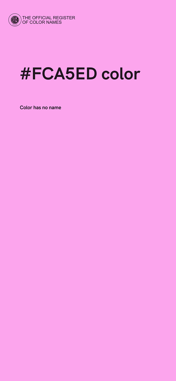 #FCA5ED color image