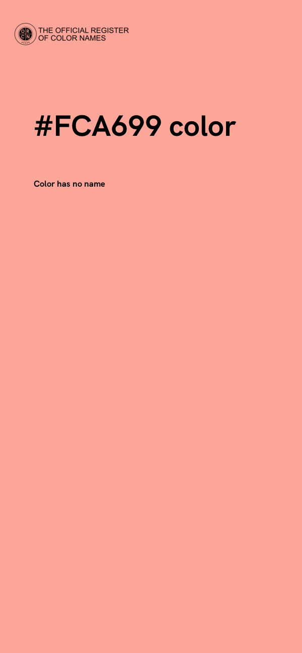 #FCA699 color image
