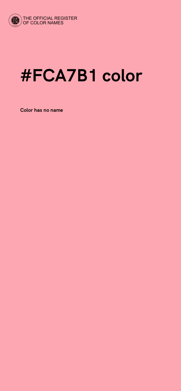 #FCA7B1 color image