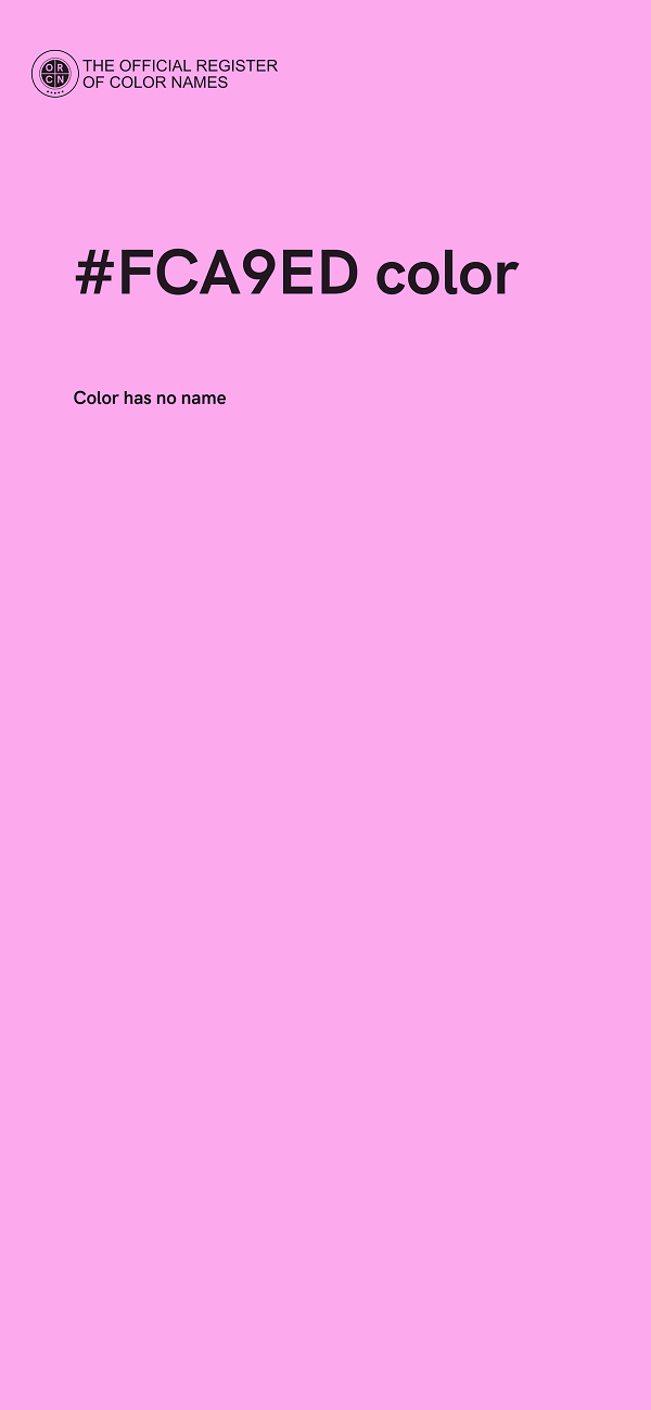 #FCA9ED color image