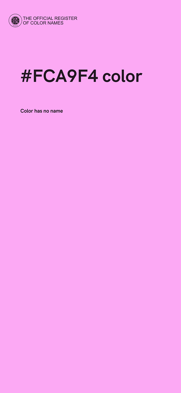 #FCA9F4 color image