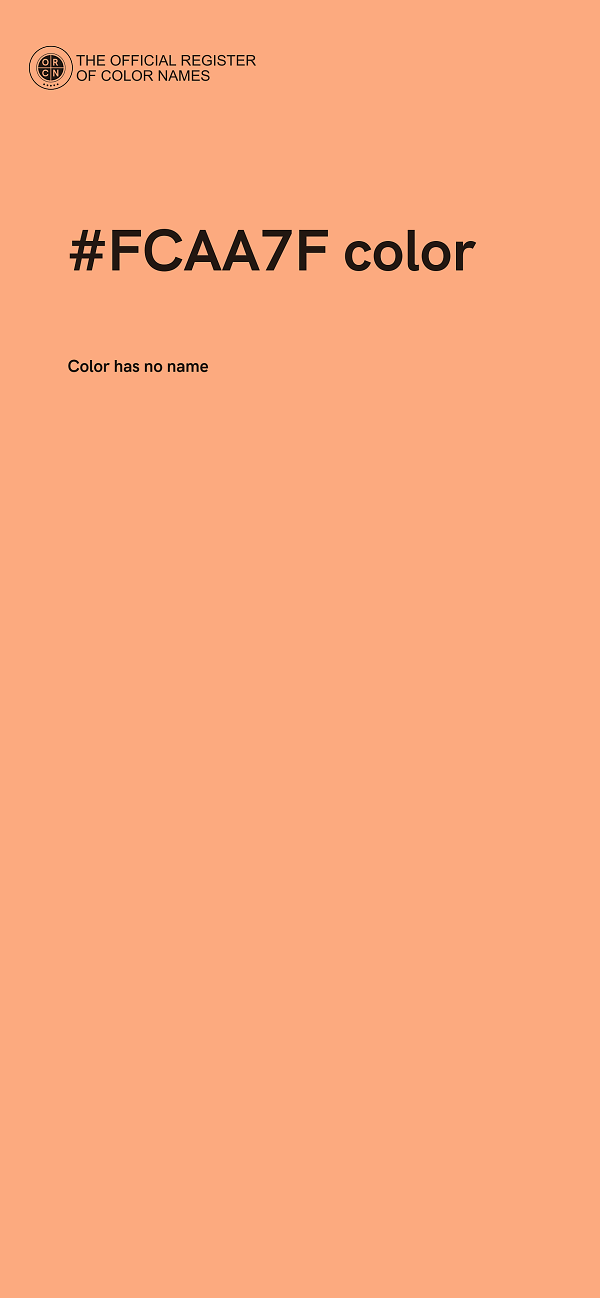 #FCAA7F color image