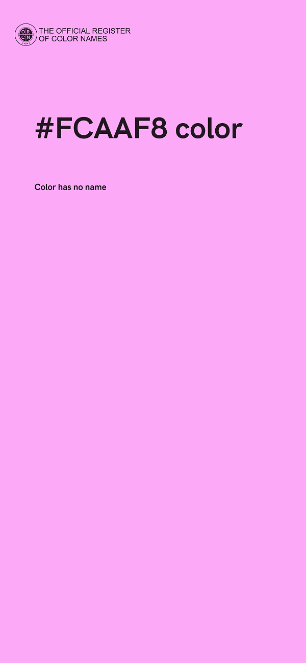 #FCAAF8 color image