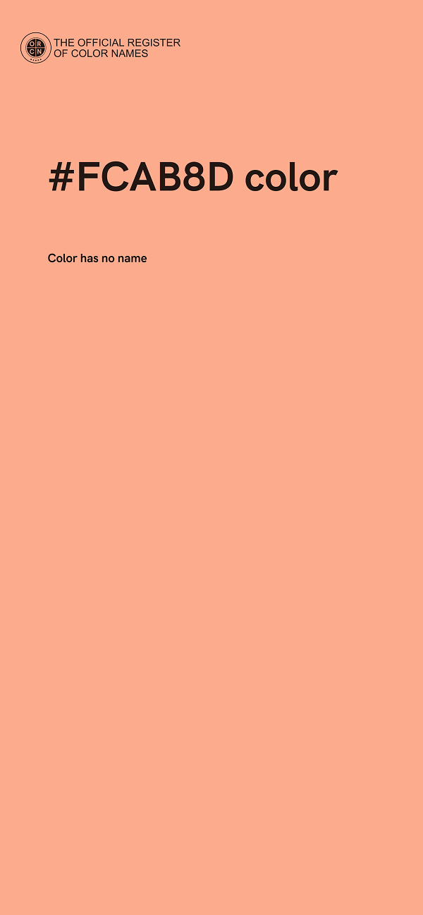 #FCAB8D color image