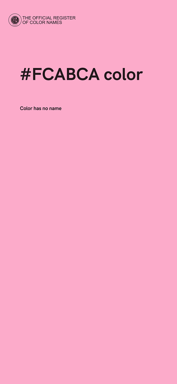 #FCABCA color image