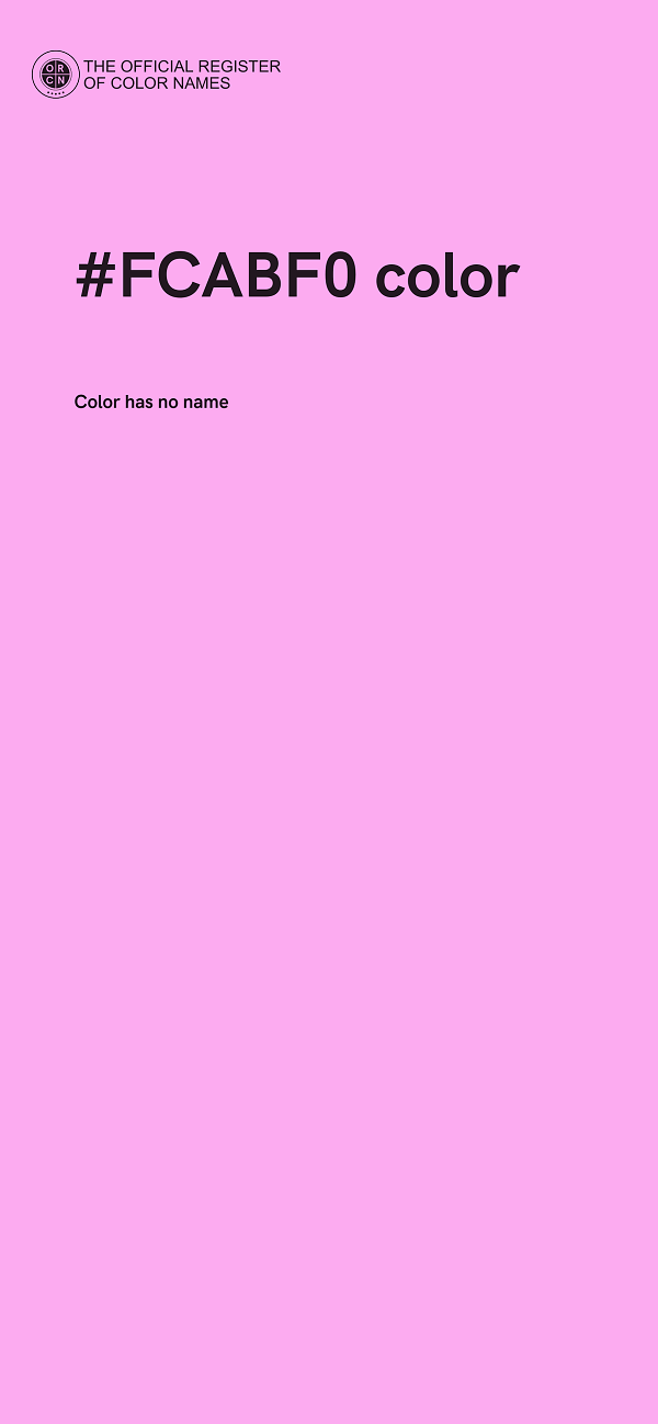 #FCABF0 color image