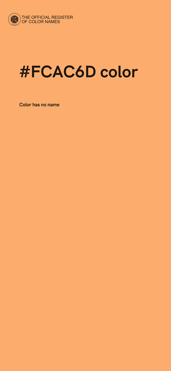 #FCAC6D color image