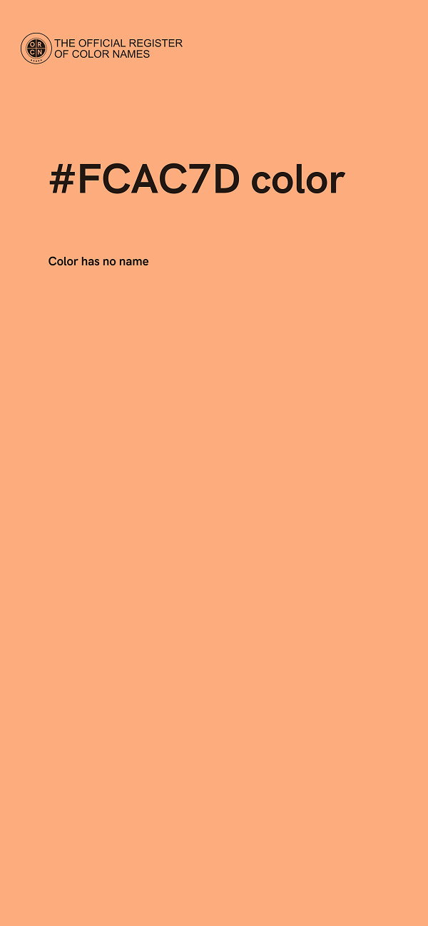 #FCAC7D color image