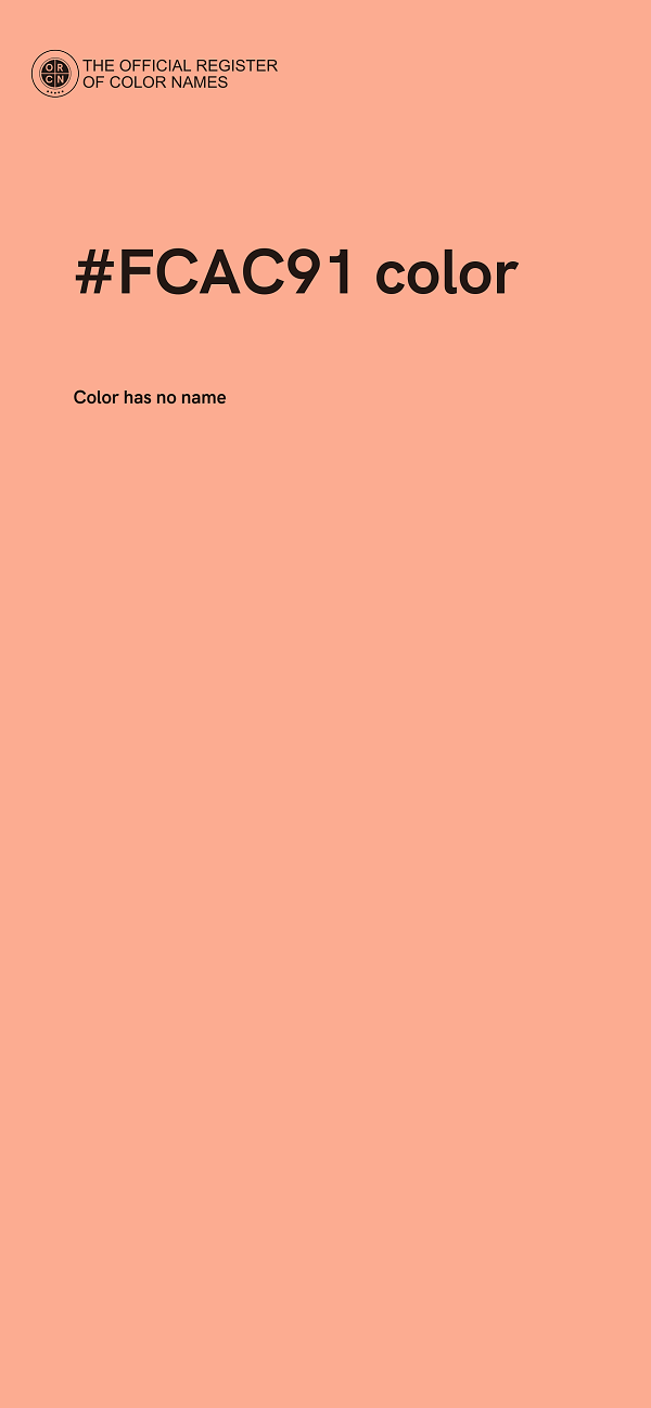 #FCAC91 color image