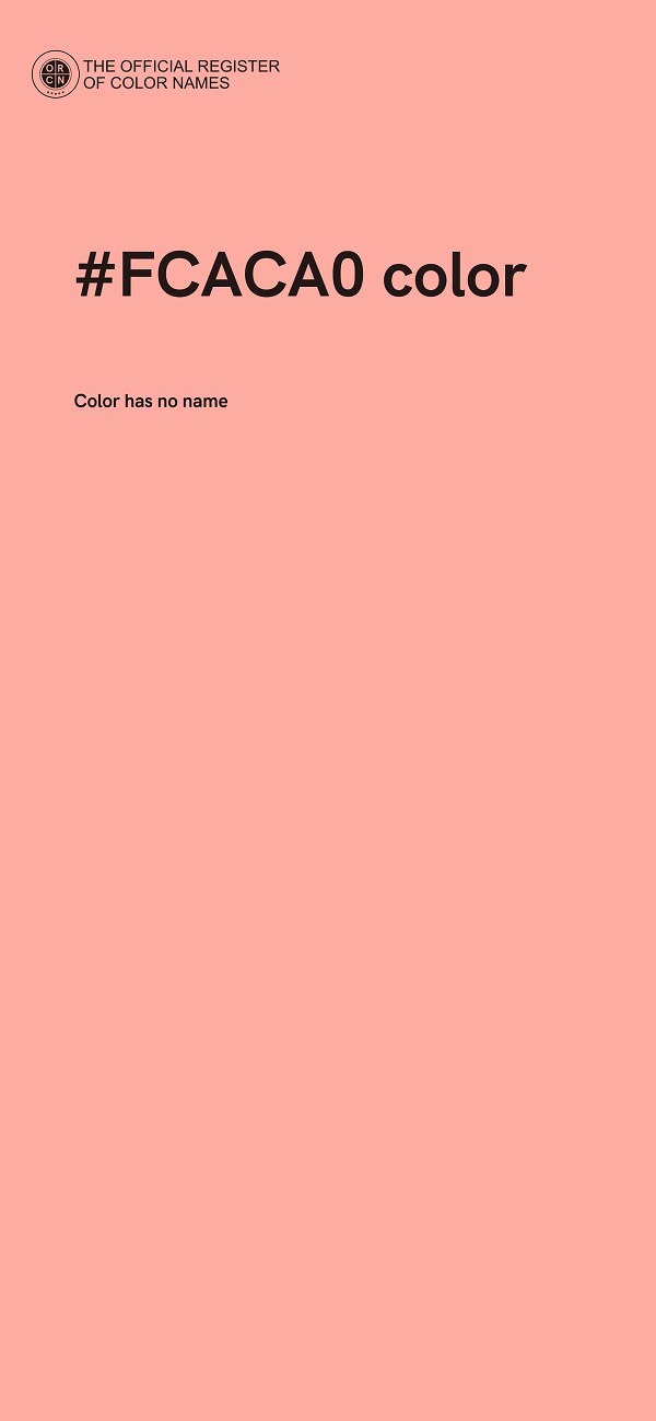 #FCACA0 color image