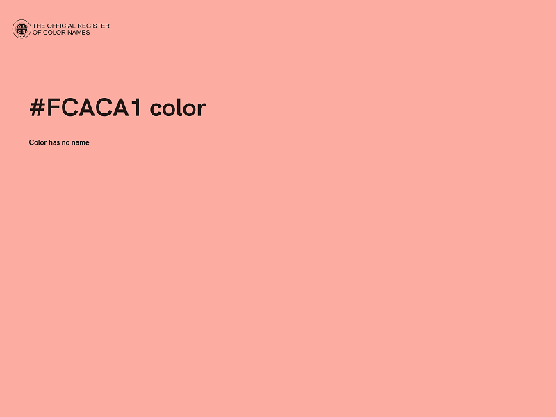 #FCACA1 color image