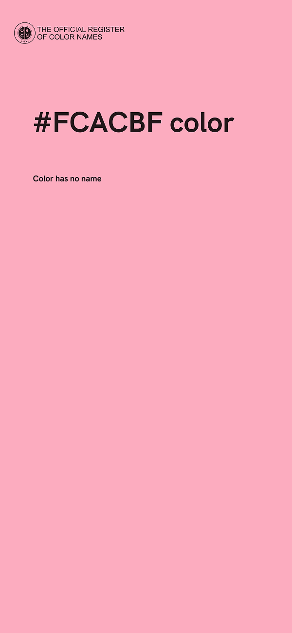 #FCACBF color image