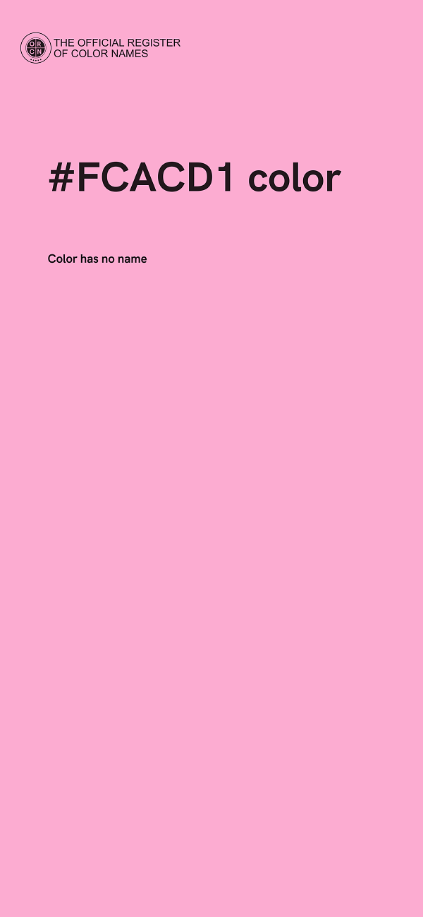 #FCACD1 color image