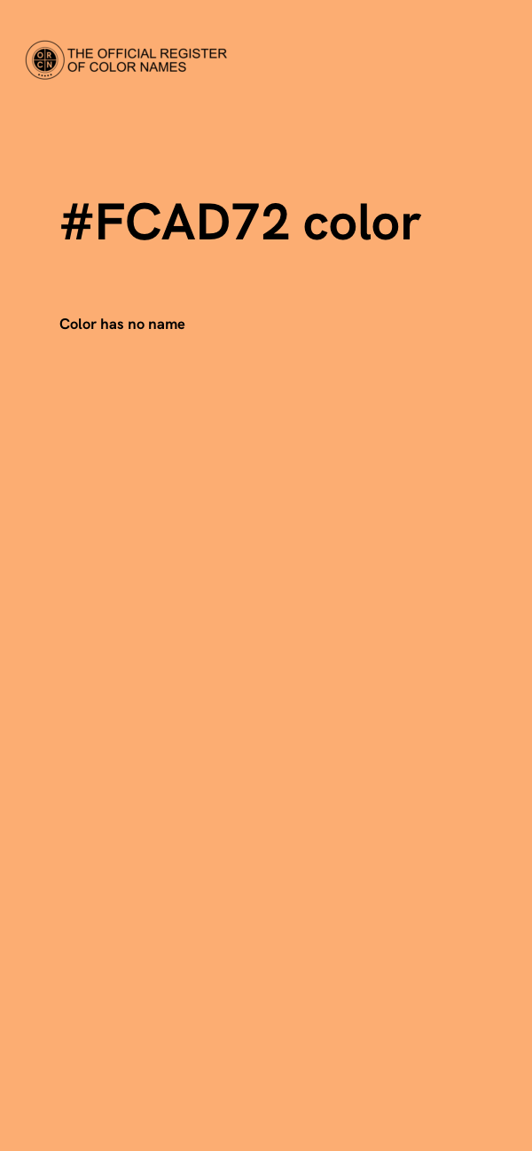 #FCAD72 color image