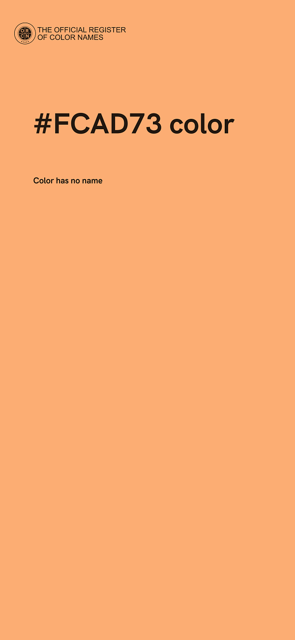#FCAD73 color image