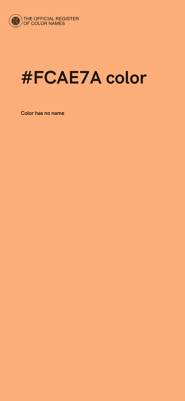 #FCAE7A color image