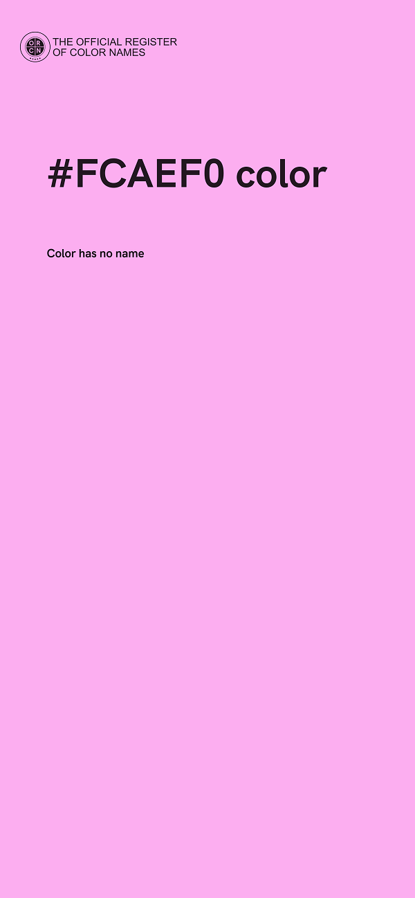 #FCAEF0 color image