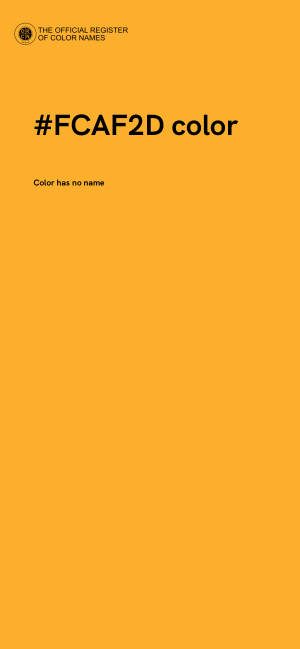 #FCAF2D color image