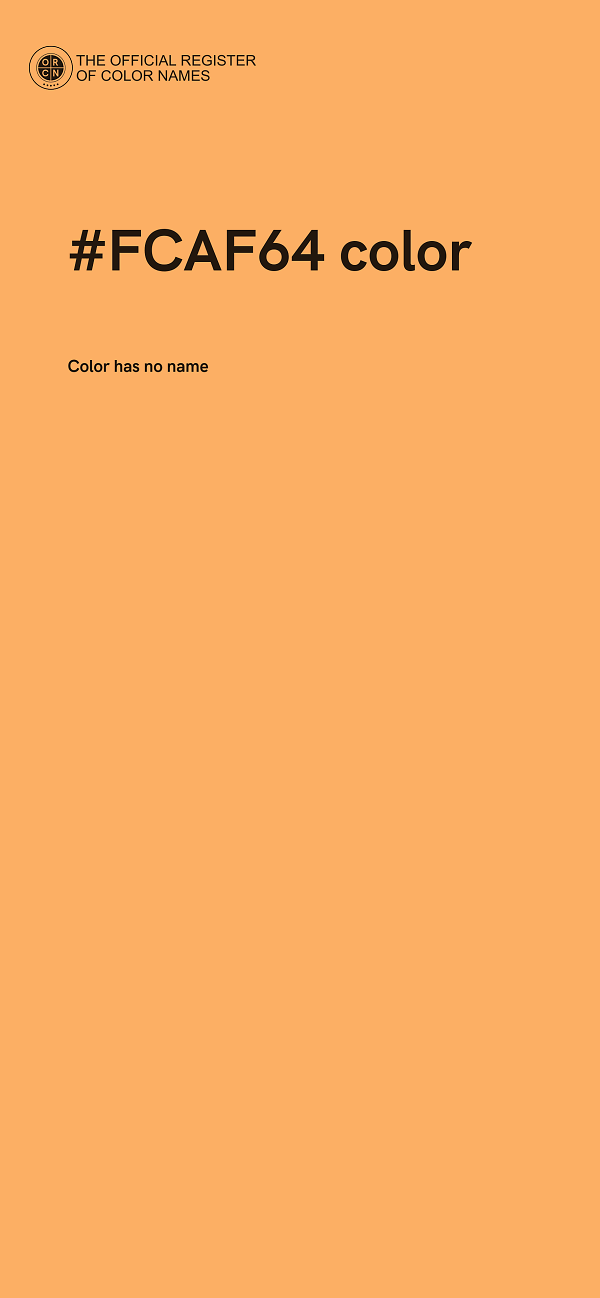 #FCAF64 color image